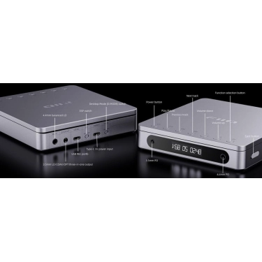 CD-плеєр FiiO DM13 BT Skylight White з Bluetooth та USB Ripping