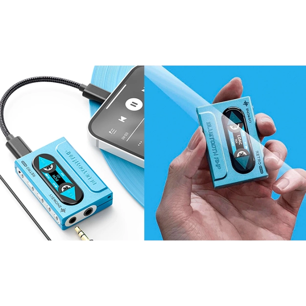FiiO Snowsky Retro Nano Blue - Bluetooth ЦАП з підсилювачем