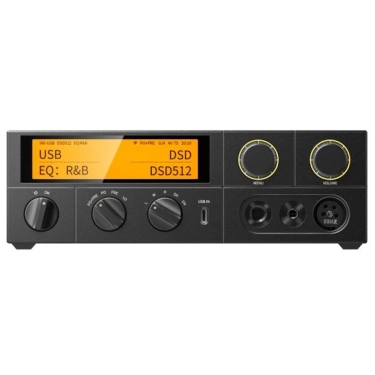 FiiO K17 Black - ЦАП з підсилювачем, підтримка DSD512, екран 7.84"