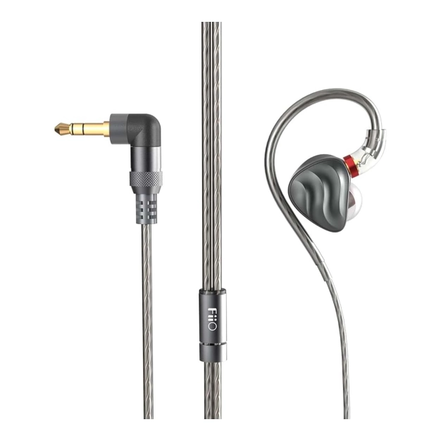 Навушники FiiO FH3 Titanium гібридні, сірі