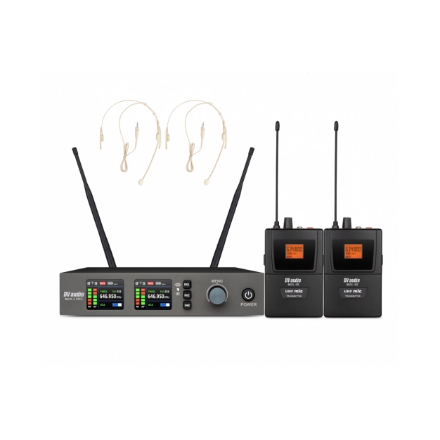 DV audio MGX-24B MKII із гарнітурами тілесного кольору