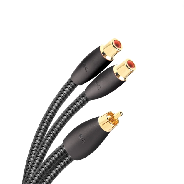 Спліттер AUDIOQUEST M22F-FLX-X RCA 1x Male - 2x Female, 15 см