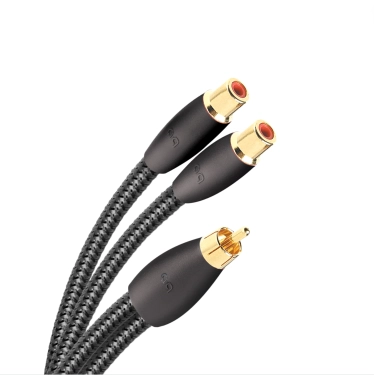 Спліттер AUDIOQUEST M22F-FLX-X RCA 1x Male - 2x Female, 15 см