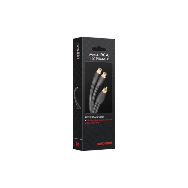Спліттер AUDIOQUEST M22F-FLX-X RCA 1x Male - 2x Female, 15 см Спліттер AUDIOQUEST M22F-FLX-X RCA 1x Male - 2x Female, 15 см