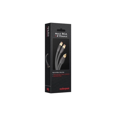 Спліттер AUDIOQUEST M22F-FLX-X RCA 1x Male - 2x Female, 15 см