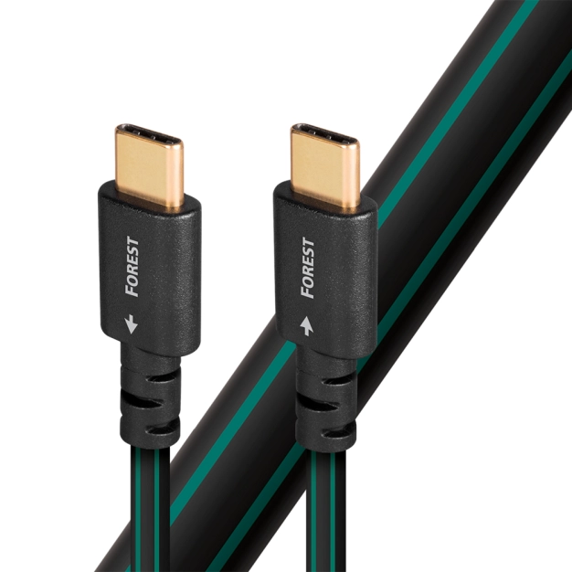 Кабель USB-C AudioQuest Forest C 1.5 м з екрануванням