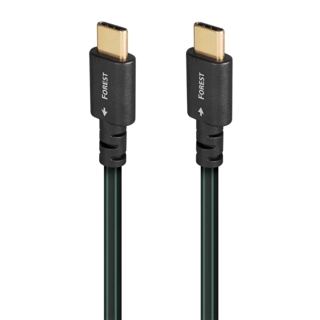 Кабель USB-C AudioQuest Forest C 1.5 м з екрануванням Кабель USB-C AudioQuest Forest C 1.5 м з екрануванням
