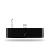 Audio Adapter Lightning на 30 полів OKCS AUX with audio transmission для Apple iPhone 5, 5s in black Audio Adapter Lightning на 30 полів OKCS AUX with audio transmission для Apple iPhone 5, 5s in black