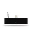 Audio Adapter Lightning на 30 полів OKCS AUX with audio transmission для Apple iPhone 5, 5s in black
