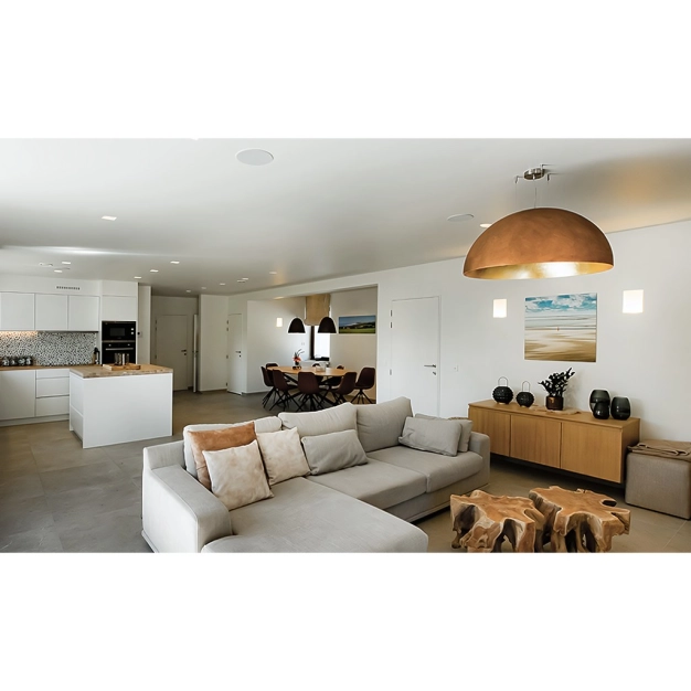 ArtSound SMART IN SINGLE кругла біла вбудована колонка зі стрімером