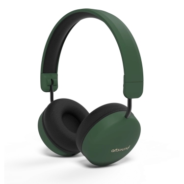 Навушники ArtSound BRAINWAVE05 зелені з Bluetooth та мікрофоном