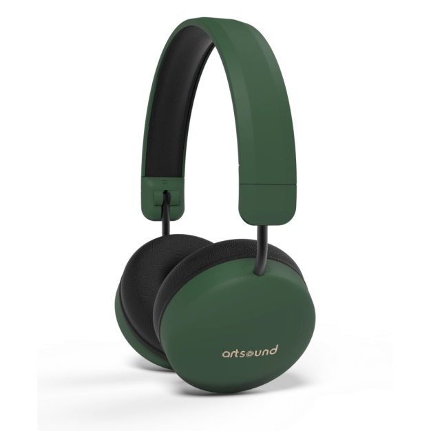 Навушники ArtSound BRAINWAVE05 зелені з Bluetooth та мікрофоном