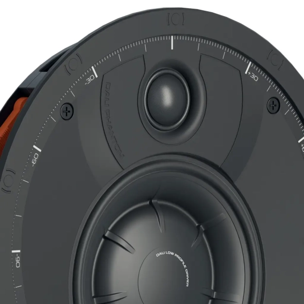 Акустика DALI Phantom K-60 LP біла, вбудована, 36.5 мм