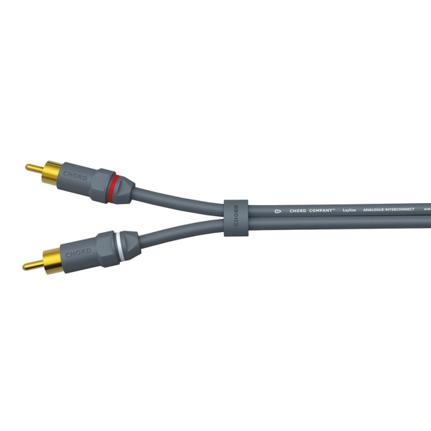 Аудіокабель CHORD Leyline 2RCA-2RCA 0.5 м з позолоченими конекторами Аудіокабель CHORD Leyline 2RCA-2RCA 0.5 м з позолоченими конекторами