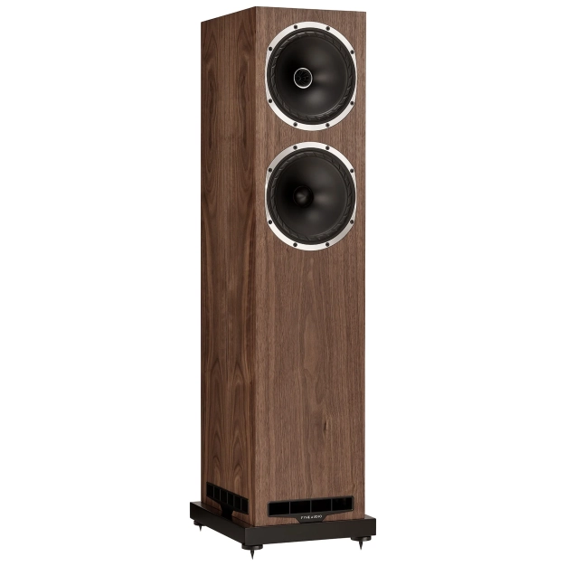 Fyne Audio F501S Walnut — акустика для підлоги з IsoFlare і регулювання тембру