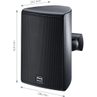 Навісна акустика Magnat Symbol X 160 Black 220 Вт Навісна акустика Magnat Symbol X 160 Black 220 Вт