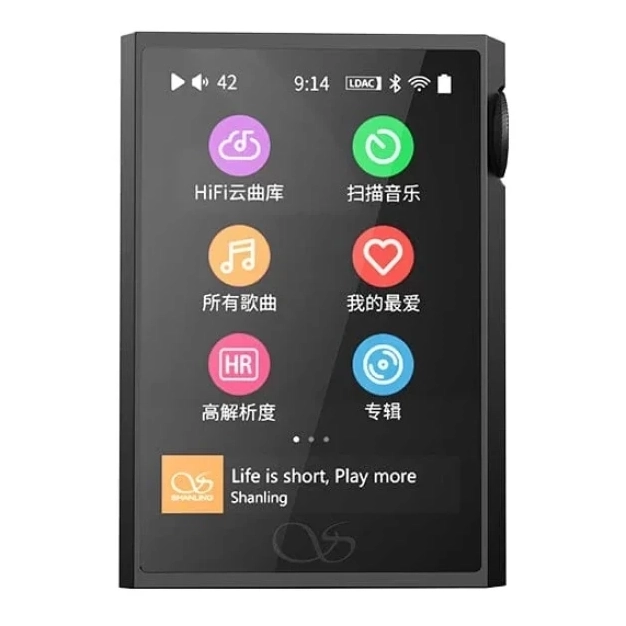 Плеєр Shanling M1 Plus Black з Bluetooth, Wi-Fi та балансним виходом