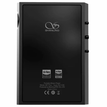 Плеєр Shanling M1 Plus Black з Bluetooth, Wi-Fi та балансним виходом