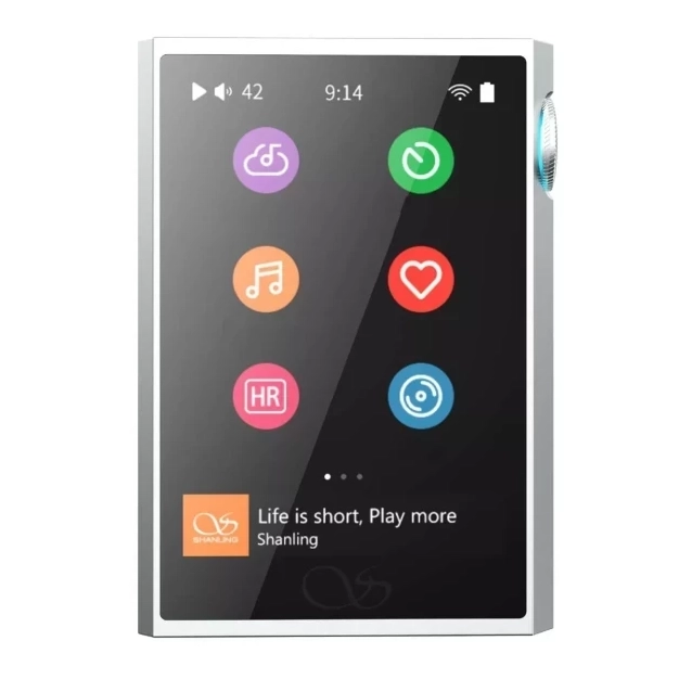 Плеєр Shanling M1 Plus Silver з Bluetooth, Wi-Fi та балансним виходом