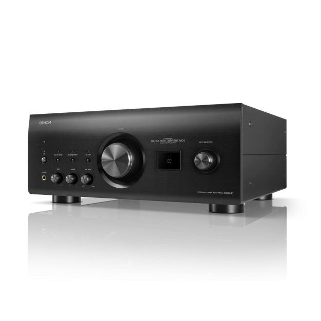 Denon PMA‑3000NE Black — аудиофильский усилитель с USB-DAC