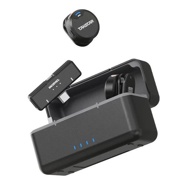 Takstar V2 Dual Wireless - бездротовий петличний мікрофон, чорний