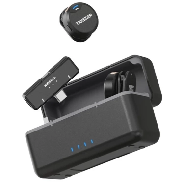 Takstar V2 Dual Wireless - бездротовий петличний мікрофон, чорний