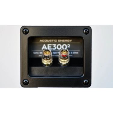 AE300² Matt Black – полична акустика з тканинним твітером