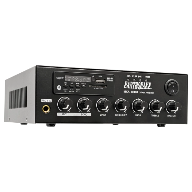 Earthquake MXA-100BT — мікшер-підсилювач з Bluetooth та FM-тюнером