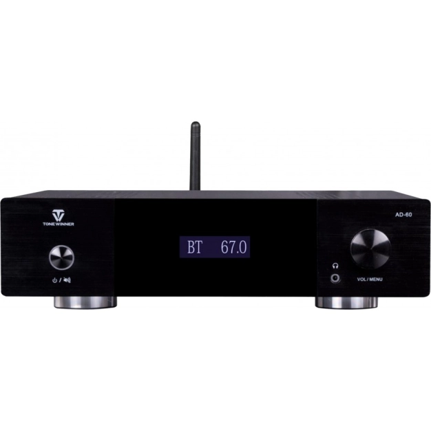 Tonewinner AD-60 – підсилювач класу AB 2×80 Вт, Bluetooth, чорний