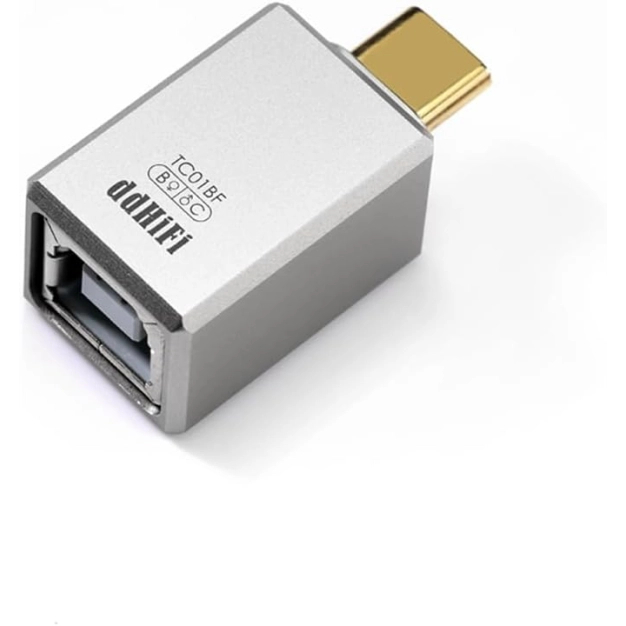 Адаптер DD HiFi TC01BF USB-C – USB-B алюмінієвий