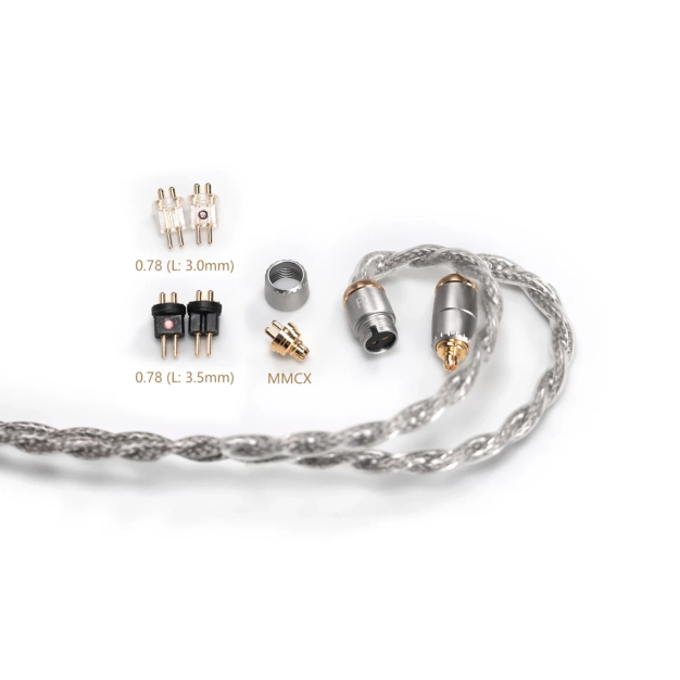 Аудіокабель DD HiFi BC130 Pro Nyx Pro 120 см зі змінними конекторами Аудіокабель DD HiFi BC130 Pro Nyx Pro 120 см зі змінними конекторами