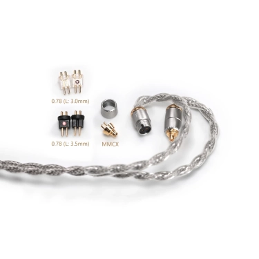 Аудіокабель DD HiFi BC130 Pro Nyx Pro 120 см зі змінними конекторами