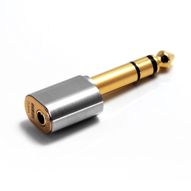 Адаптер DD HiFi DJ65A TRS 3.5 мм – TRS 6.3 мм металевий