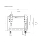 Кронштейн ITech PN6T для телевізора 37-86″ чорний