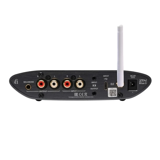 Bluetooth-ЦАП iFi Zen Blue V3 Black з підтримкою aptX Lossless