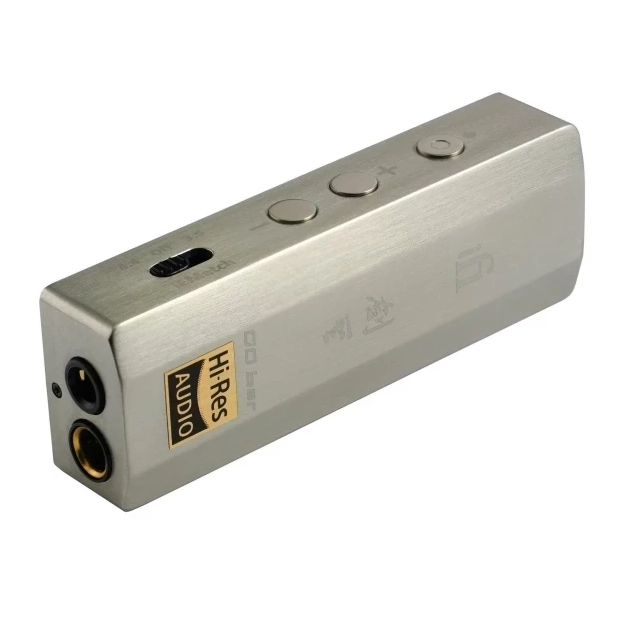 ЦАП із підсилювачем iFi Go bar Kensei сріблястий