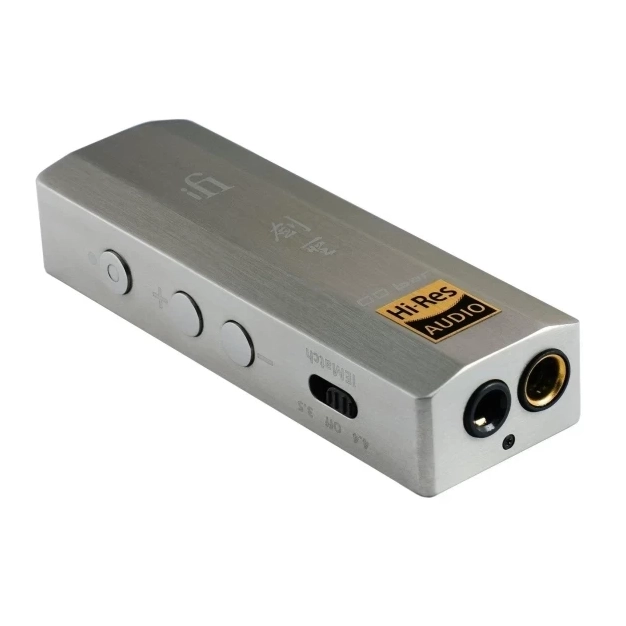 ЦАП із підсилювачем iFi Go bar Kensei сріблястий