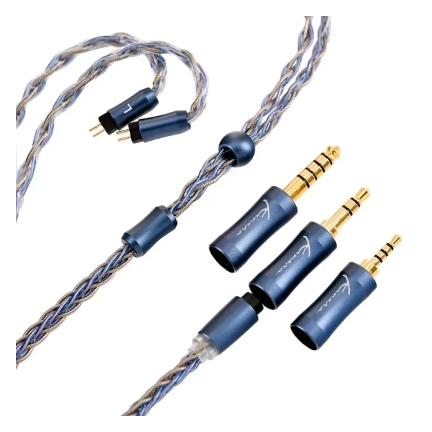 Кабель Kinera Ace 2.0 (2-pin) з модульними штекерами, 1.22 м, синій