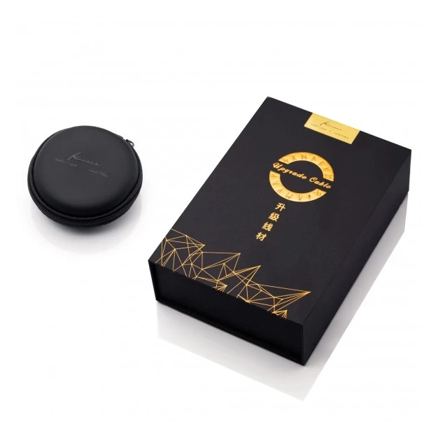 Кабель для навушників Kinera Leyding 2-pin 1.2 м сірий зі змінними штекерами