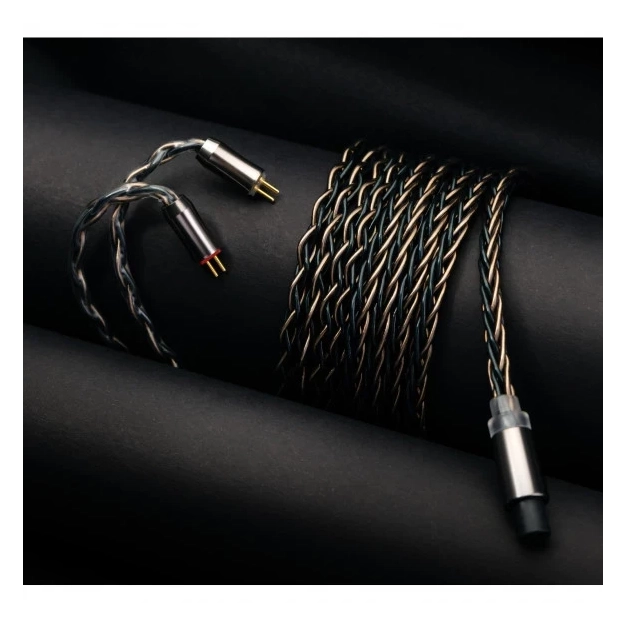 Кабель для навушників Kinera Leyding 2-pin 1.2 м сірий зі змінними штекерами