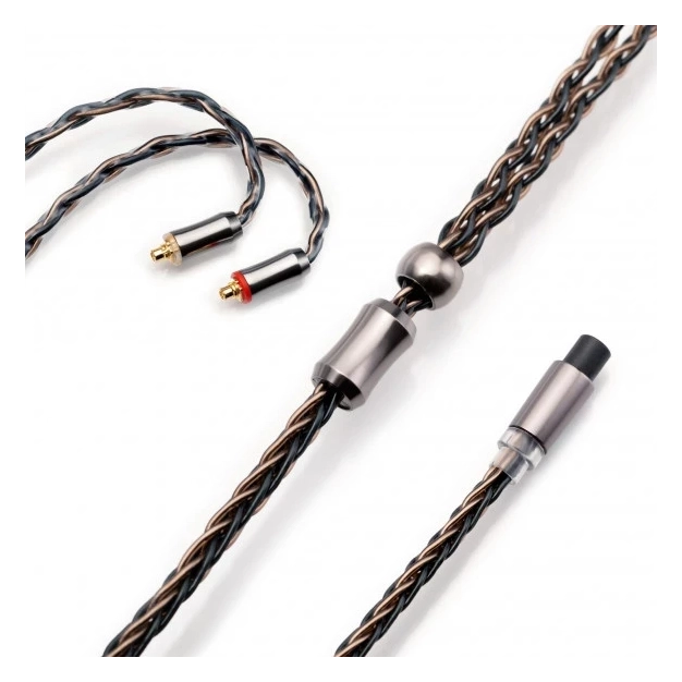 Кабель для навушників Kinera Leyding MMCX 1.2 м сірий, змінні штекери