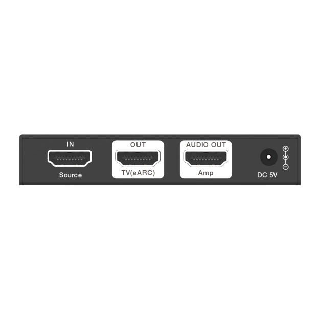 Аудіо-екстрактор HDC-MC02 (чорний) - 48 Гбіт/с Аудіо-екстрактор HDC-MC02 (чорний) - 48 Гбіт/с