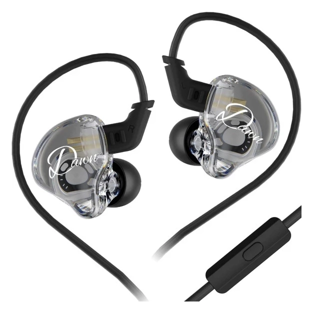 Дротові навушники Knowledge Zenith Dawn Black mic з мікрофоном