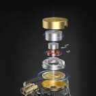 Навушники Knowledge Zenith ZSN Pro 2 Mic Blue з мікрофоном