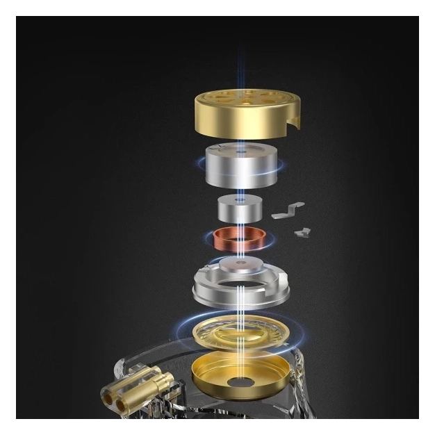 Навушники Knowledge Zenith ZSN Pro 2 Mic Blue з мікрофоном