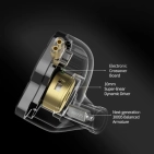 Навушники Knowledge Zenith ZSN Pro 2 Mic Blue з мікрофоном