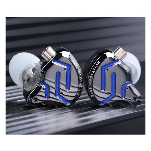 Навушники Knowledge Zenith ZSN Pro 2 Mic Blue з мікрофоном