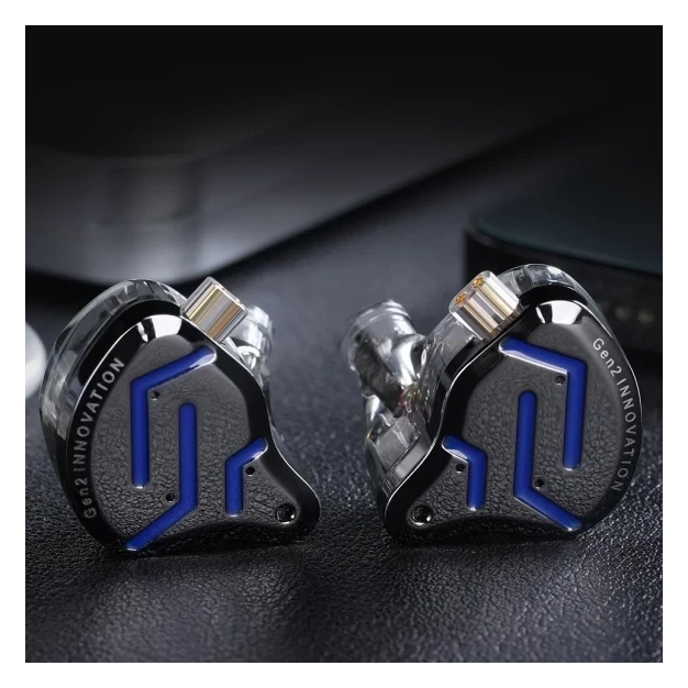 Навушники Knowledge Zenith ZSN Pro 2 Mic Blue з мікрофоном