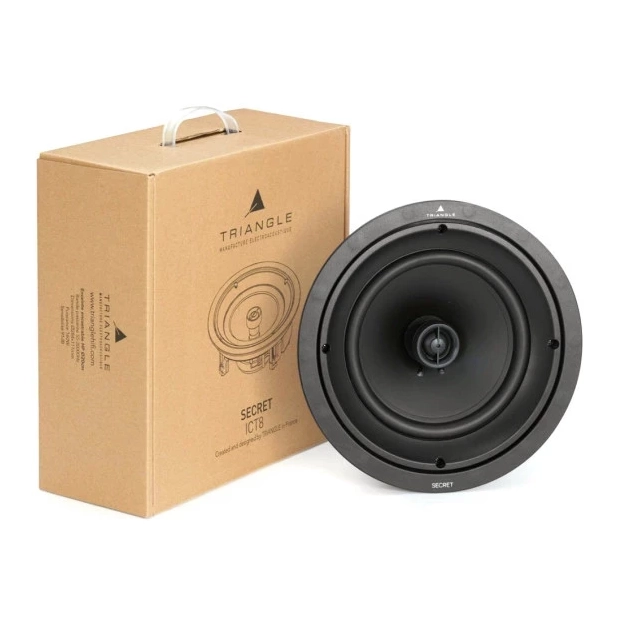 Triangle SECRET ICT8 High Gloss White — вбудована акустика