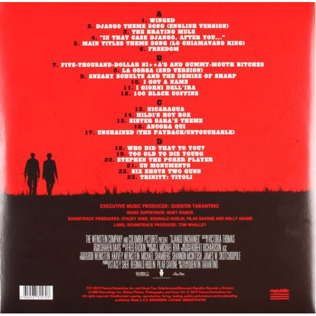 Django Unchained Original Soundtrack [2LP] вініл – купити у Plastinka.in.ua